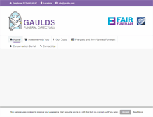 Tablet Screenshot of gaulds.com